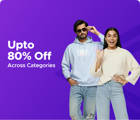 Upto 80% Off Across Categories